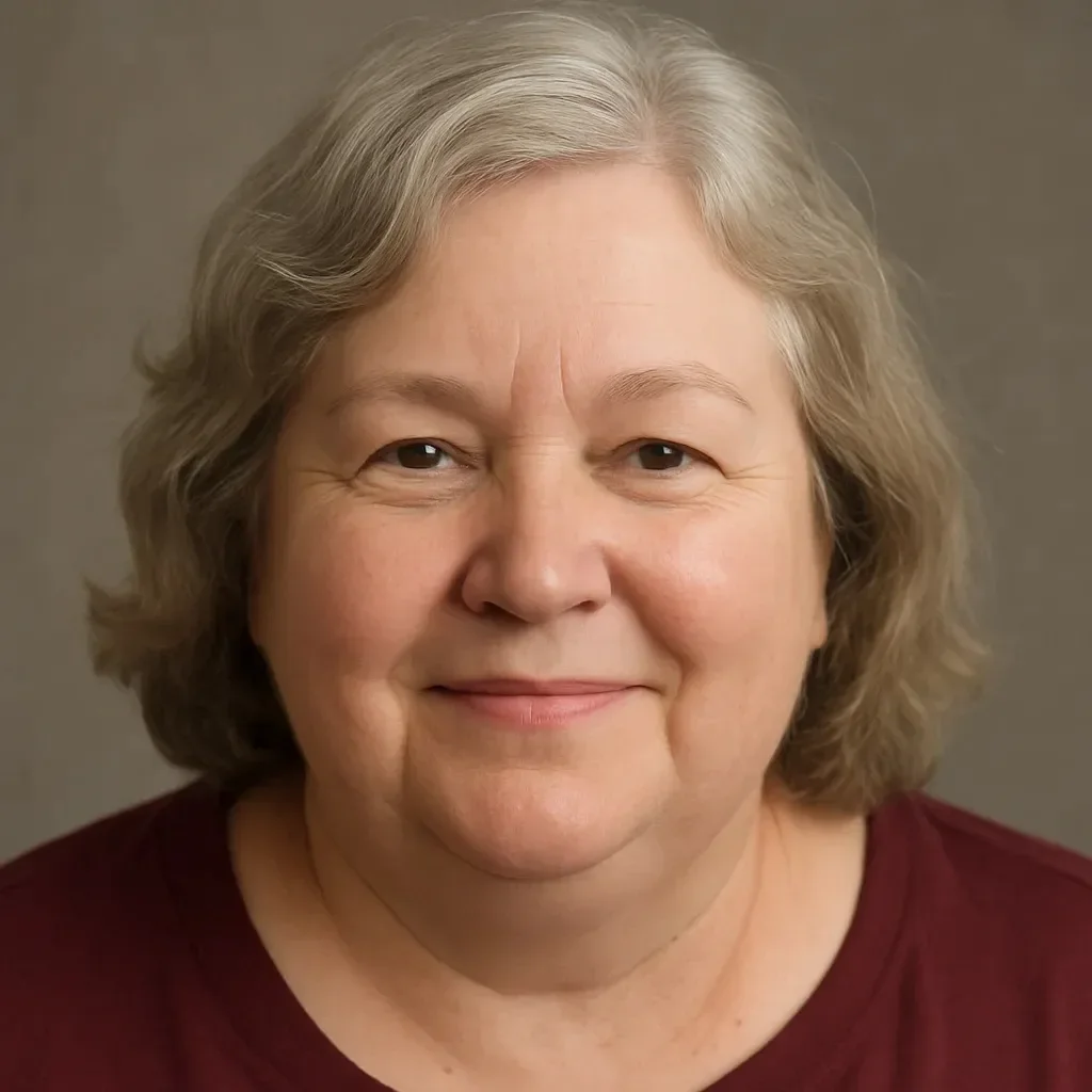 A profile photo of a Smiling Senior Lady